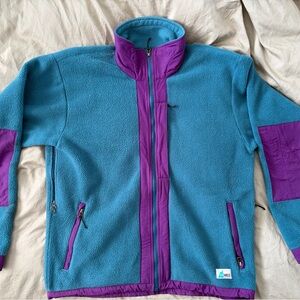 MEC Teal & Purple Fleece Jacket - 50th anniversary - Polartec ™️